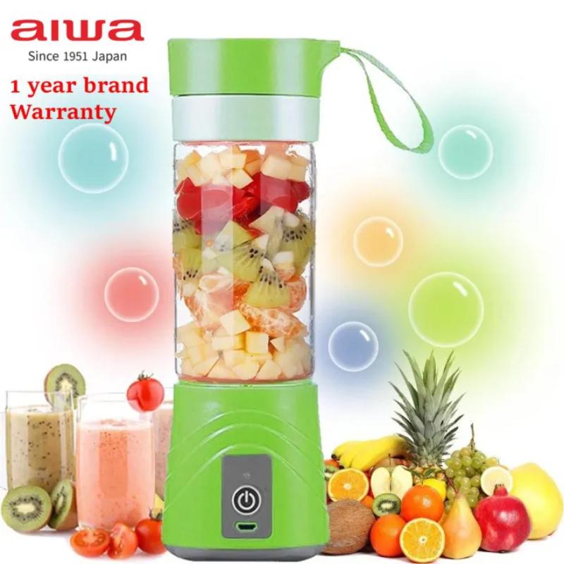 Portable Mini  USB Rechargeable Juicer Blender 4 Blades Electric Blender