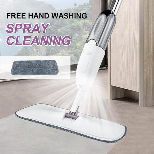 "Ultra-Efficient 360° Spray Mop – Hands-Free, Flat Mop for Sparkling Clean Floors"