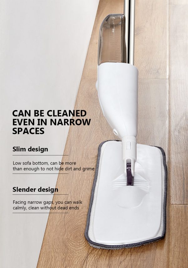 "Ultra-Efficient 360° Spray Mop – Hands-Free, Flat Mop for Sparkling Clean Floors"