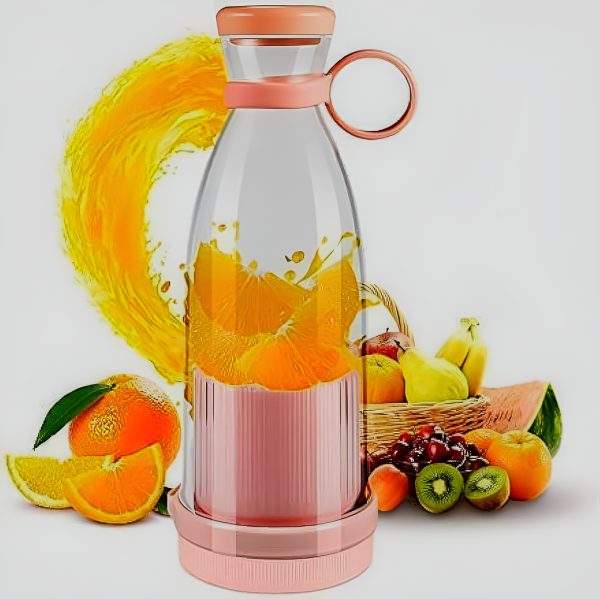 Mini Portable Electric Blender – 380ml USB Rechargeable Fruit Juicer & Smoothie Maker