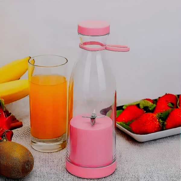 Mini Portable Electric Blender – 380ml USB Rechargeable Fruit Juicer & Smoothie Maker