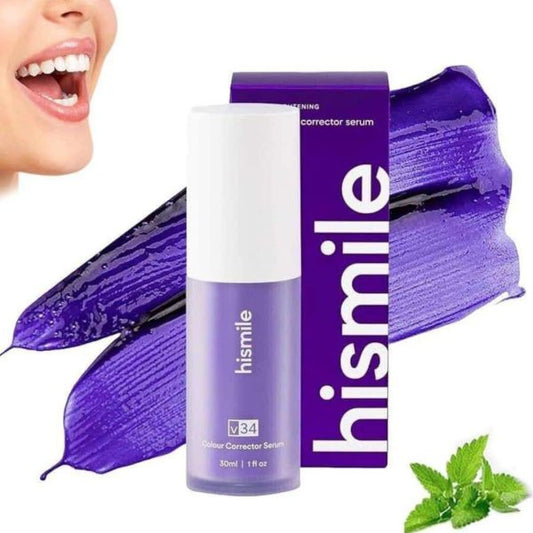 "Teeth Brightening HiSmiles V34 Color Corrector Serum – 30ml for a Radiant Smile"